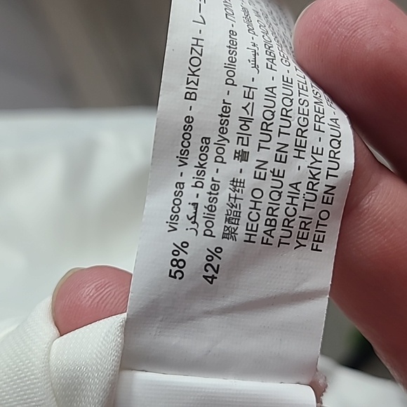 NWT Zara Button Down Ruched Satin Effect Shirt LARGE - Picture 7 of 8